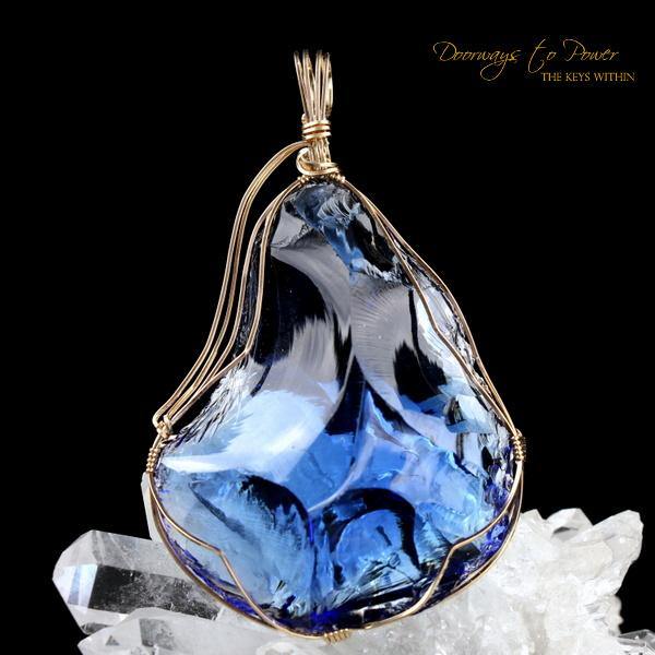 Elestial Starlight Andara Pendant 14k Gold