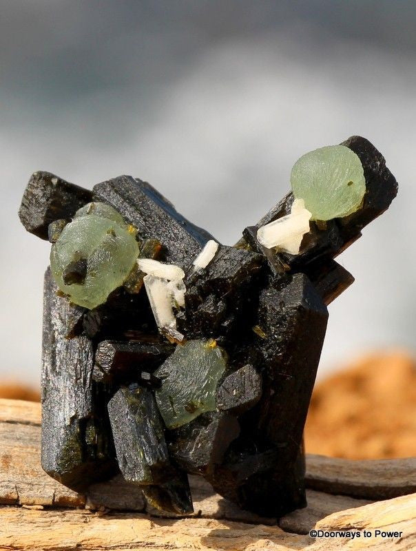 Epidote with Prehnite & Calcite