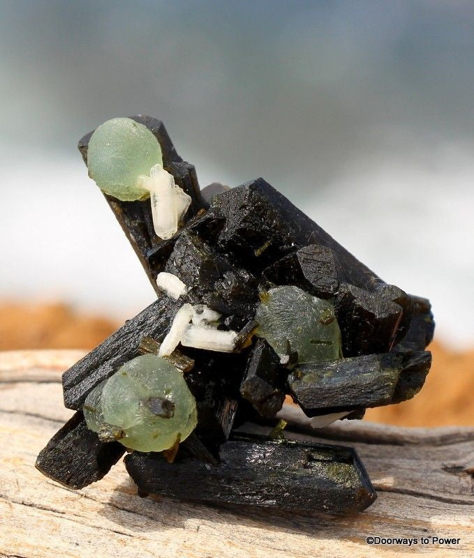 Epidote with Prehnite & Calcite