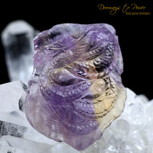Ametrine Dragon Crystal 