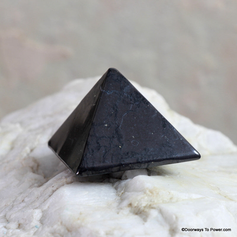 Extraordinary Shungite Healing Stone Pyramid SHNP-1