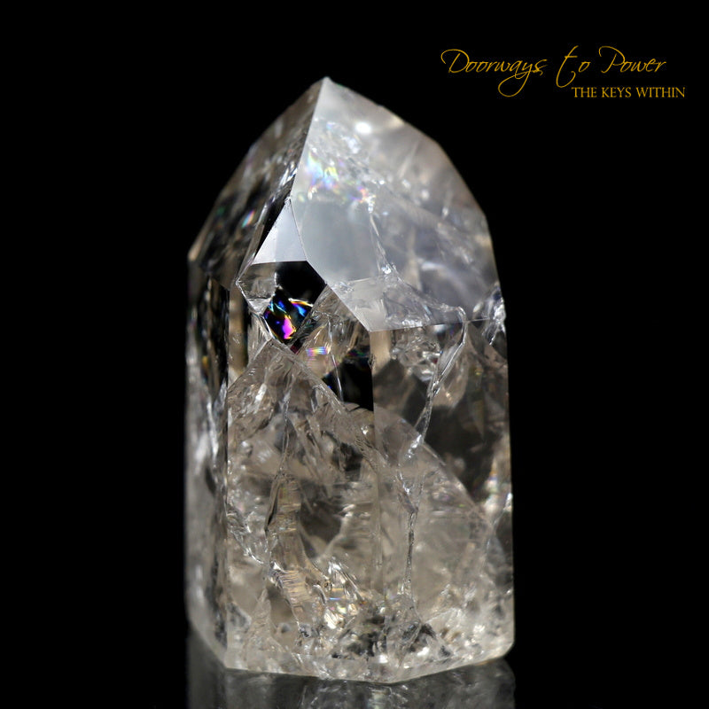 Golden Fire and Ice Master Dow Quartz Crystal 