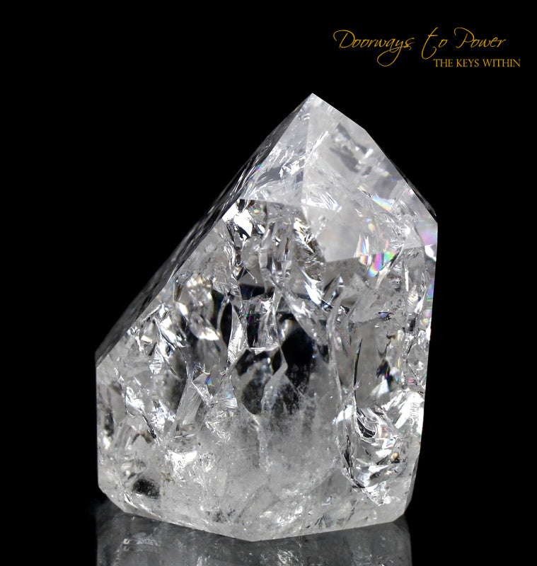 Fire and Ice Rainbow Quartz Crystal 'Clear Light' - Doorways
