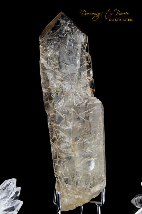 Golden Harmonics Spirit Paths Quartz Crystal 'Bridge to Infinity'