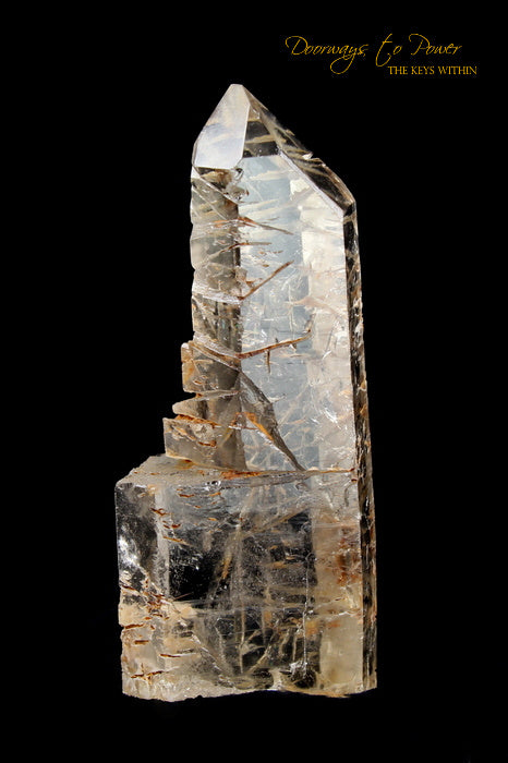 Golden Harmonics Spirit Paths Quartz Crystal 'Bridge to Infinity'