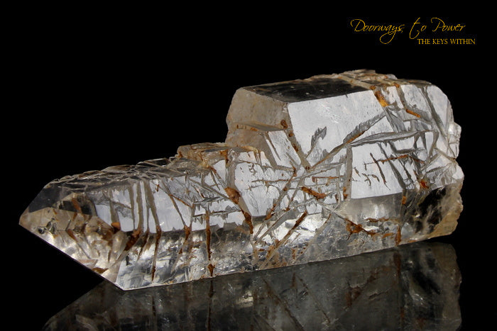 Golden Harmonics Spirit Paths Quartz Crystal 'Bridge to Infinity'