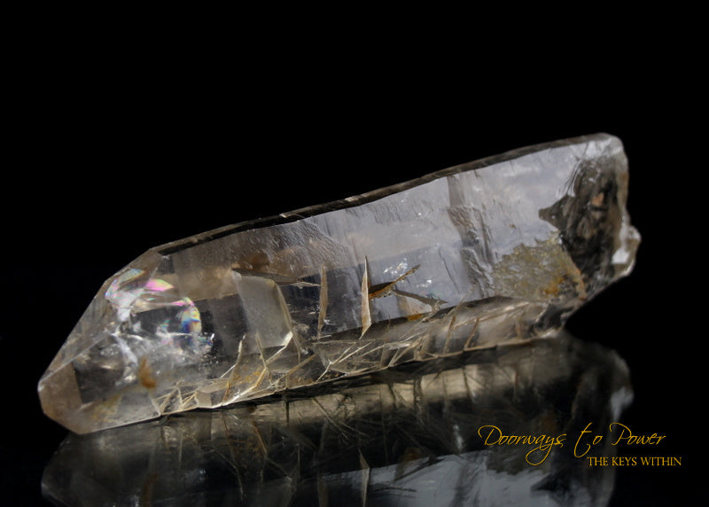 Golden Harmonics Spirit Paths Quartz Crystal 'Bridge to Infinity'   