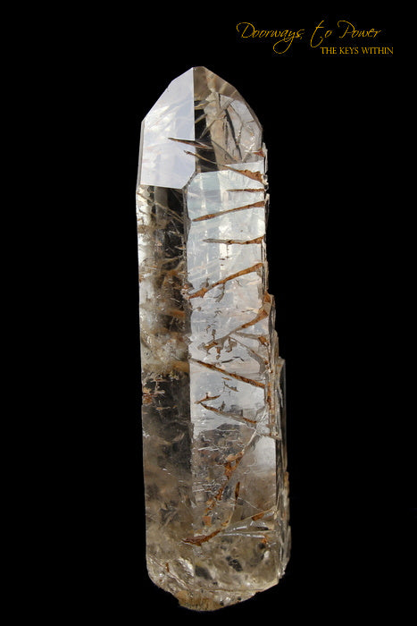 Golden Harmonics Spirit Paths Quartz Crystal 'Bridge to Infinity'