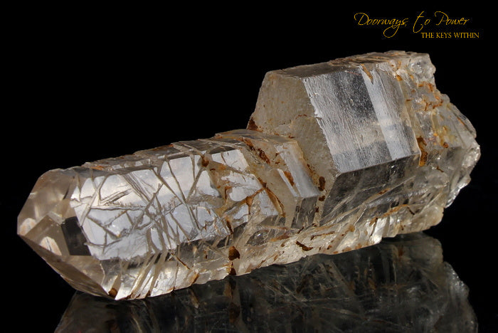 Golden Harmonics Spirit Paths Quartz Crystal 'Bridge to Infinity'