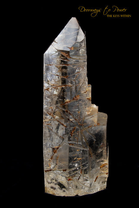 Golden Harmonics Spirit Paths Quartz Crystal 'Bridge to Infinity'