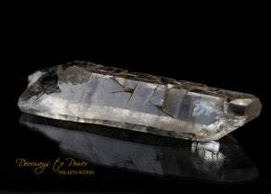 Golden Harmonics Spirit Paths Quartz Crystal 'Bridge to Infinity'   