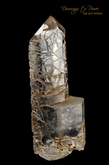 Golden Harmonics Spirit Paths Quartz Crystal 'Bridge to Infinity'