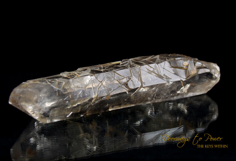 Golden Harmonics Spirit Paths Quartz Crystal 'Bridge to Infinity'   
