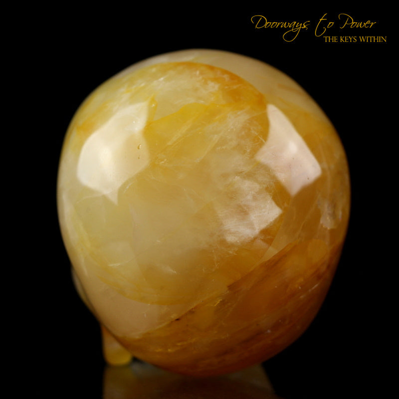 Golden Healer Quartz Magical Child Crystal Skull