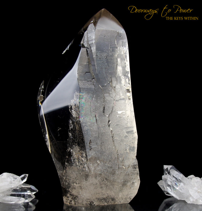 Golden Lemurian Crystal Sculpture