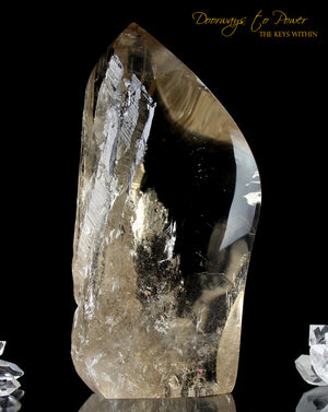 Golden Healer Lemurian Quartz Crystal 
