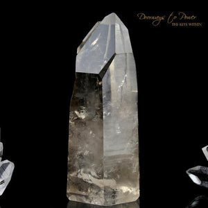 Golden Lemurian Seed Tantric Twin Record Keeper Crystal Point (RARE)