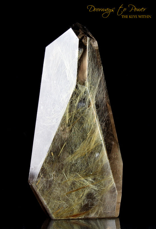 Golden Rutilated Quartz Crystal 'Illuminator' 