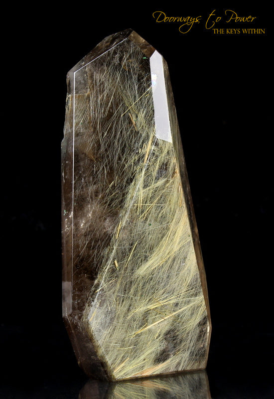 Golden Rutilated Quartz Crystal 'Illuminator' 