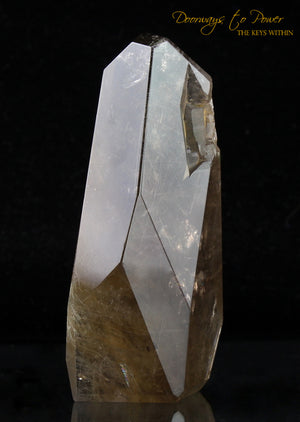 Golden Rutilated Quartz Crystal 'Illuminator' 