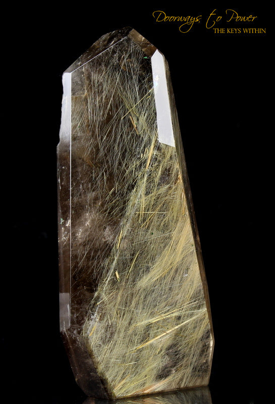 Golden Rutilated Quartz Crystal 'Illuminator' 