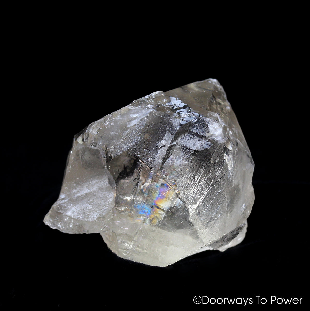 Golden Azeztulite Crystal Record Keeper & Rainbows Azozeo Activated RARE A ++