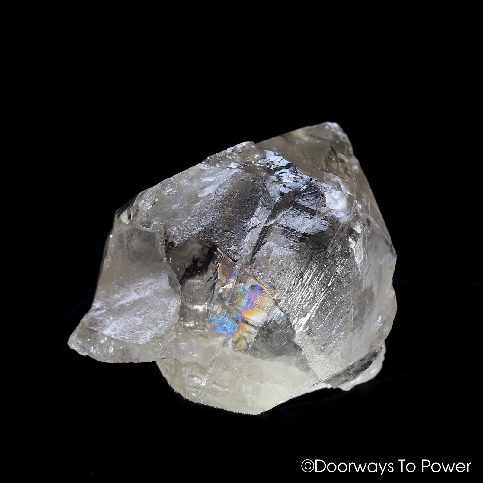 Golden Azeztulite Crystal Record Keeper & Rainbows Azozeo Activated RARE A ++