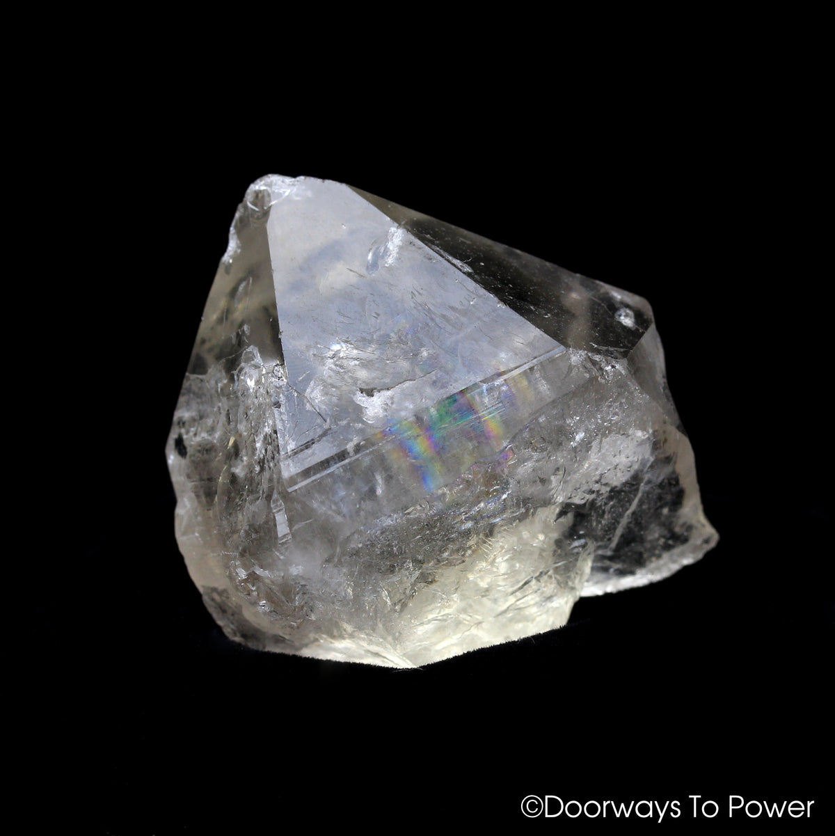 Golden Azeztulite Crystal Record Keeper & Rainbows Azozeo Activated RARE A ++