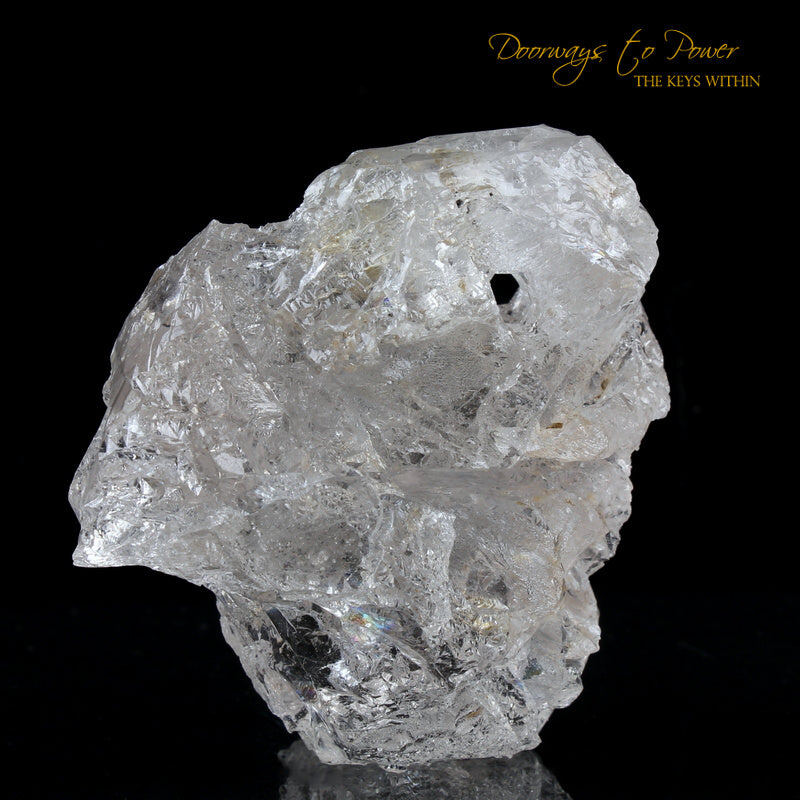 Goshenite Morganite Elestial Crystal 