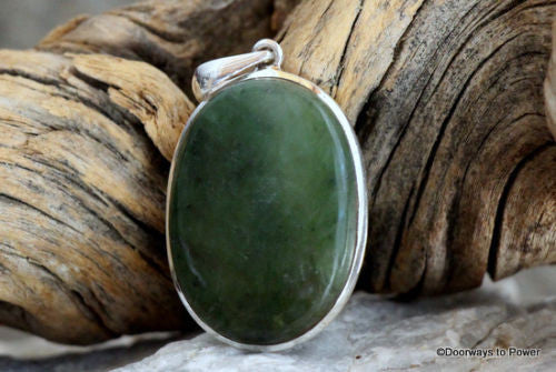 Green Jade Abundance Stone Crystal Pendant