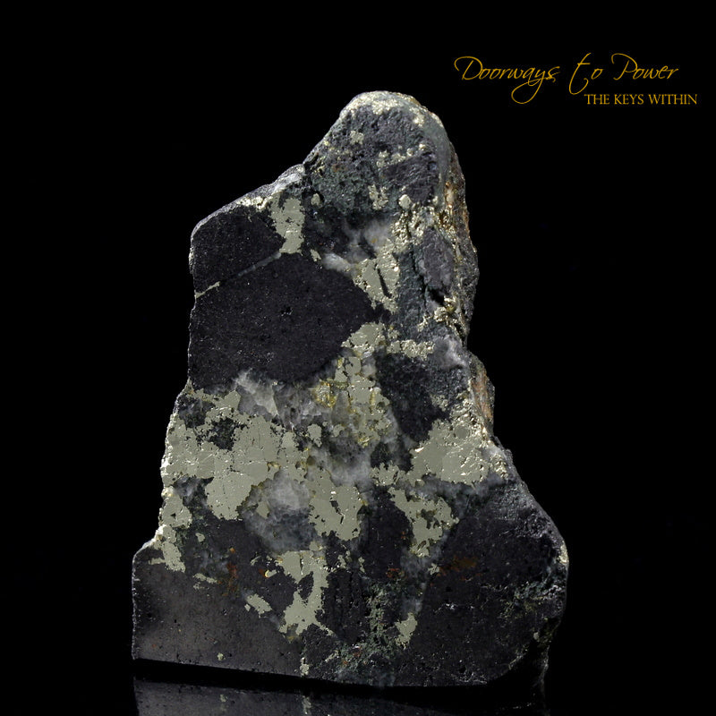 Healers Gold Crystal Altar Stone 'Alchemy & Abundance'