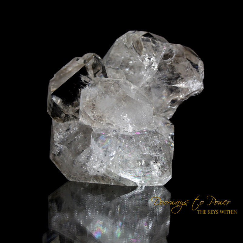 Herkimer Diamond DT Twin Crystal Cluster