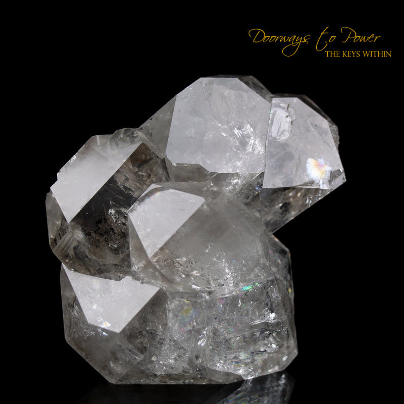 Herkimer Diamond DT Twin Crystal Cluster