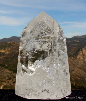 John of God Quartz Temple Heart Dow Crystal Altar Stone CAQ-38