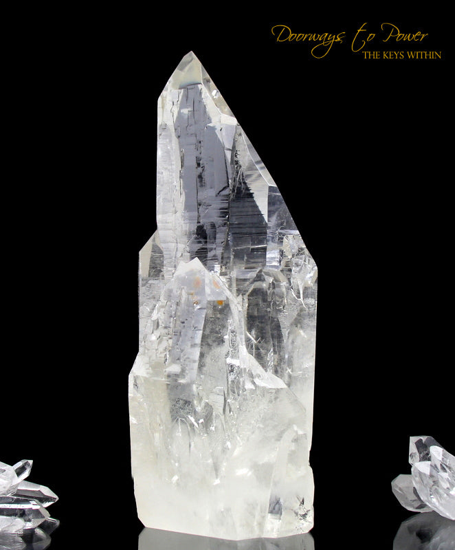XL Azozeo Super Activated Himalayan Nirvana Cathedral Twin Quartz Crystal