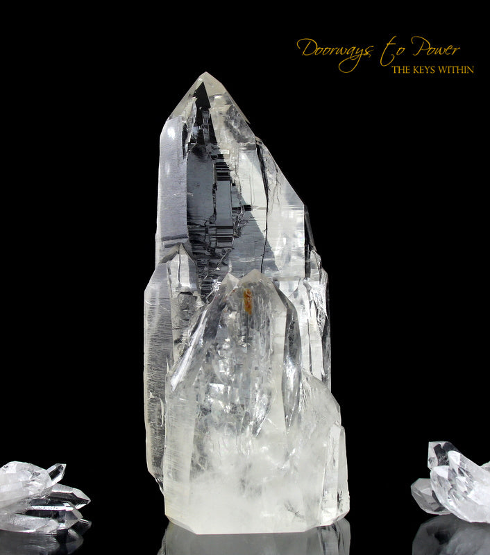 XL Azozeo Super Activated Himalayan Nirvana Cathedral Twin Quartz Crystal