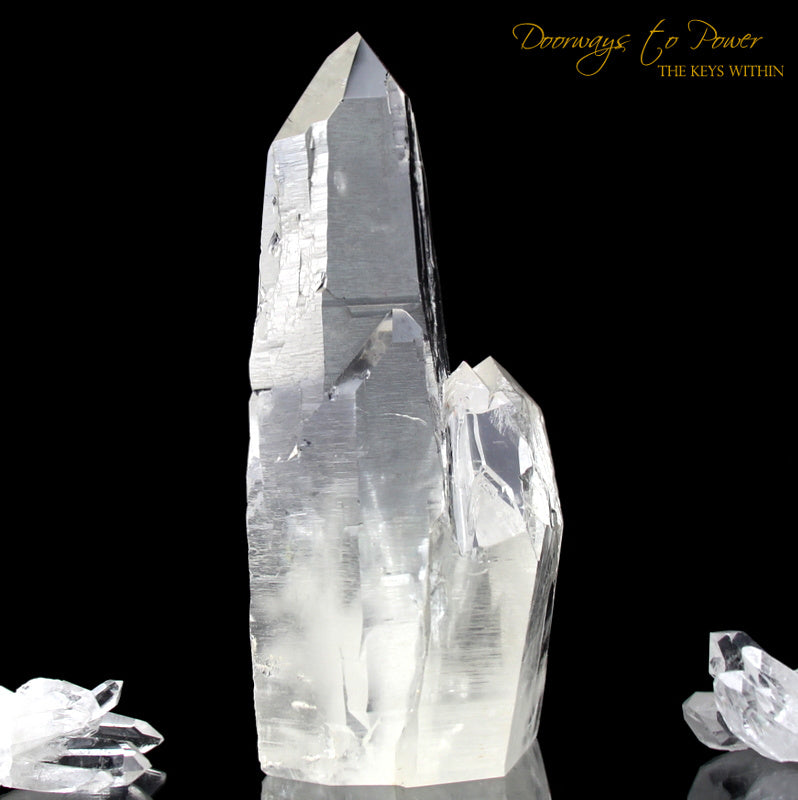 XL Azozeo Super Activated Himalayan Nirvana Cathedral Twin Quartz Crystal