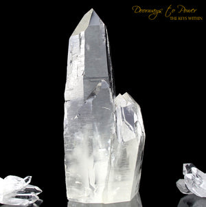 XL Azozeo Super Activated Himalayan Nirvana Cathedral Twin Quartz Crystal
