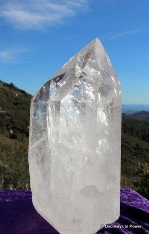 11" John of God Quartz Crystal Altar Stone 16 lb Reserved