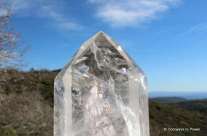 11" John of God Quartz Crystal Altar Stone 16 lb Reserved