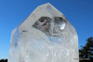 16.5" John of God Quartz Crystal Healing Altar Stone 50 lbs CAQ-30