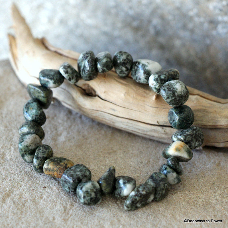 Stonehenge Bluestone Crystal Energy Bracelet Preseli Blue Stone