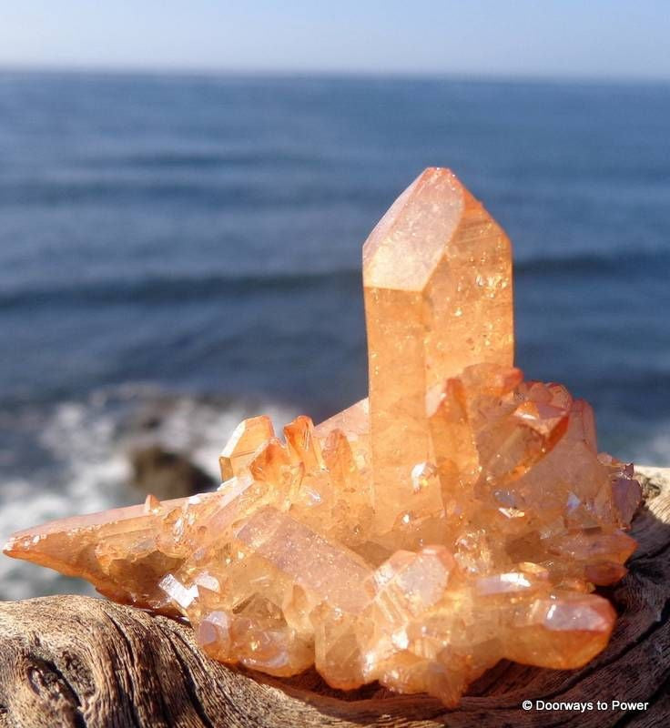Imperial Gold Aura Quartz Channeling Crystal
