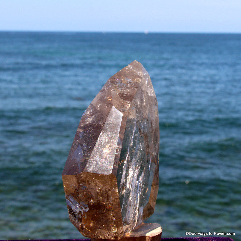 Captivating John of God Quartz Point Channeling Crystal Sculpture 5 lb CAQ-11