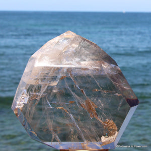 Captivating John of God Quartz Point Channeling Crystal Sculpture 5 lb CAQ-11