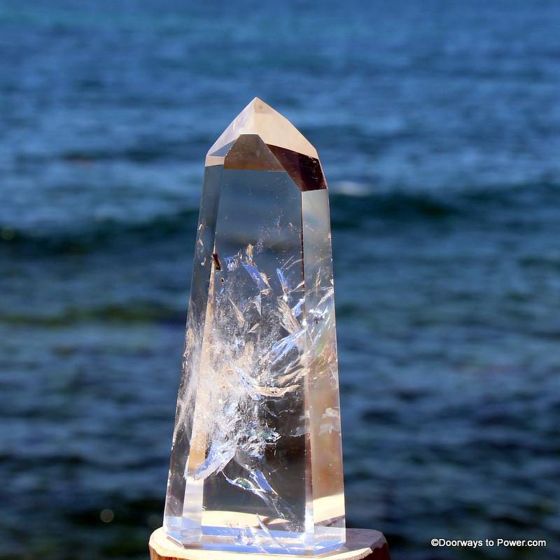 5.4" John of God Casa Quartz Dow Devic Temple Crystal Point CAQ-58