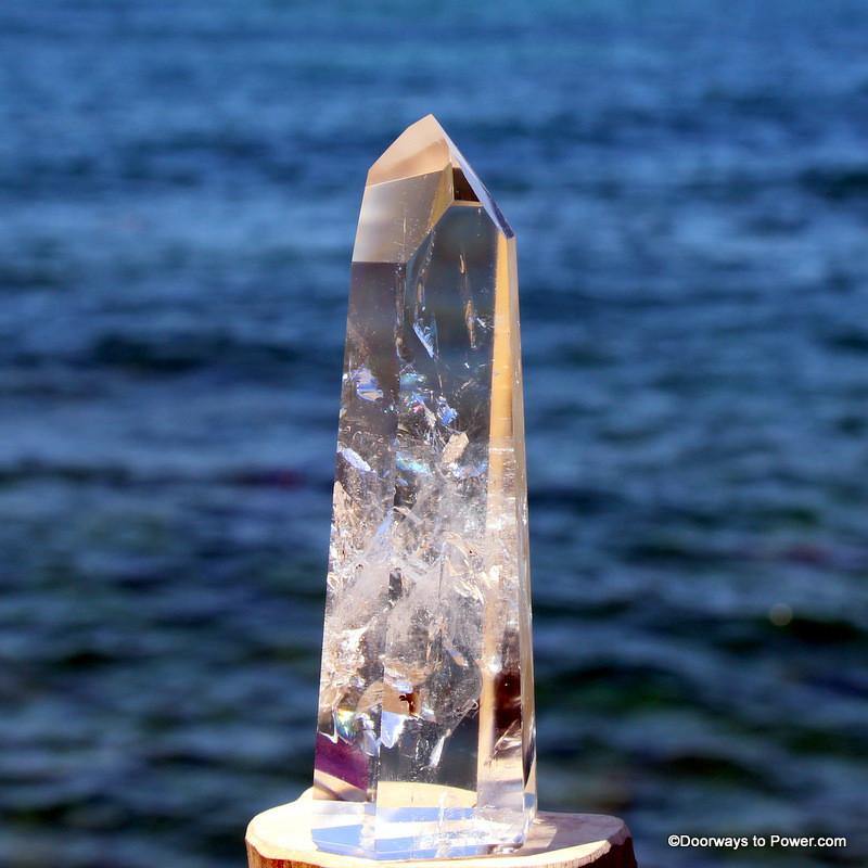 5.4" John of God Casa Quartz Dow Devic Temple Crystal Point CAQ-58