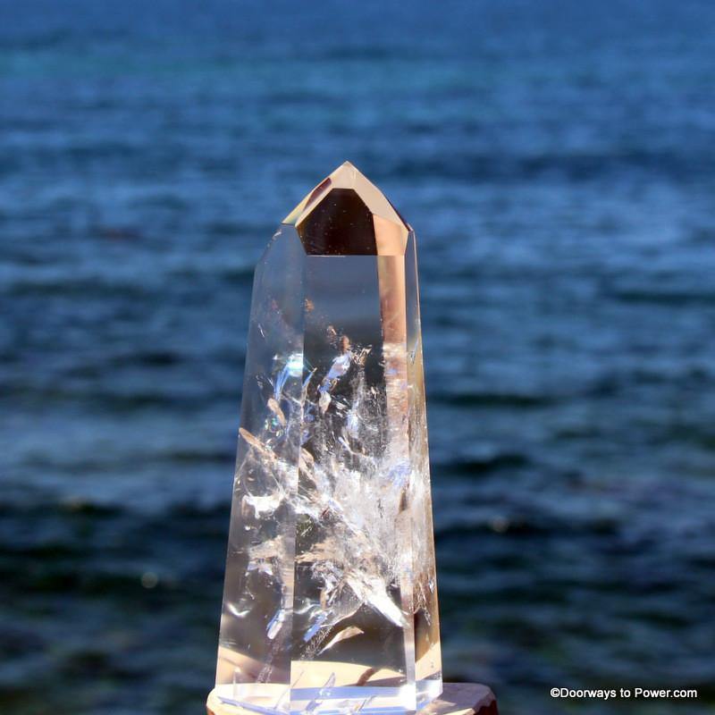 5.4" John of God Casa Quartz Dow Devic Temple Crystal Point CAQ-58