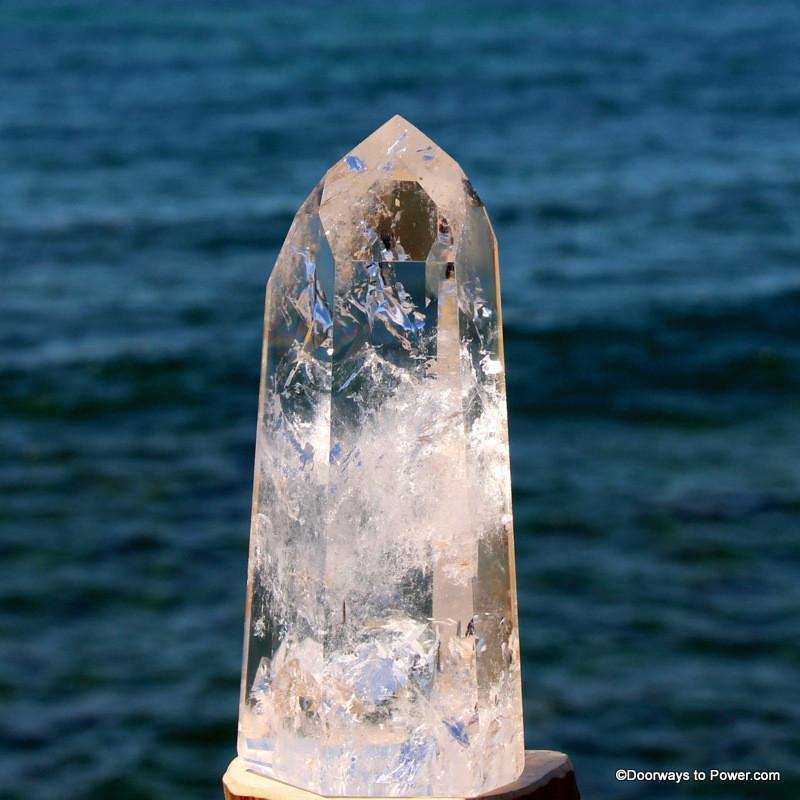5.5" John of God Casa Quartz Point Dow Devic Temple Crystal CAQ-60