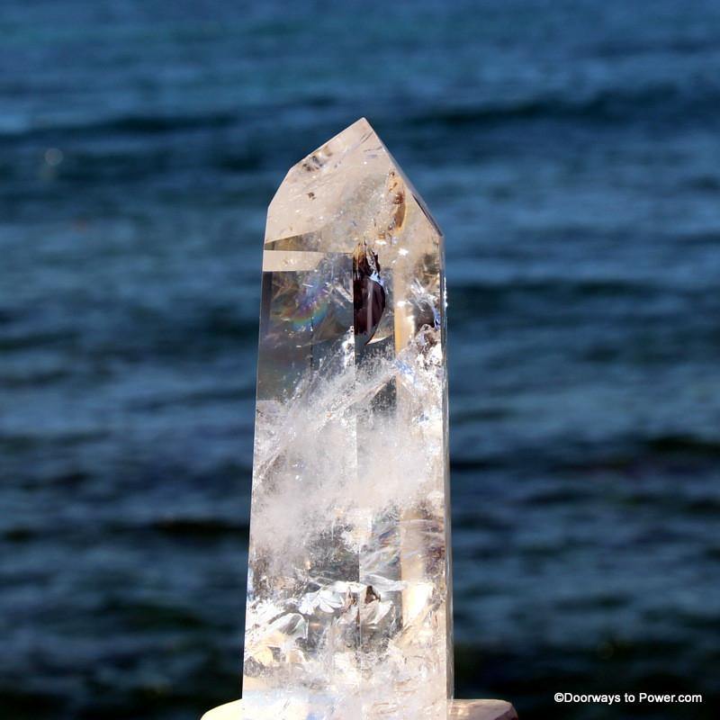 5.5" John of God Casa Quartz Point Dow Devic Temple Crystal CAQ-60